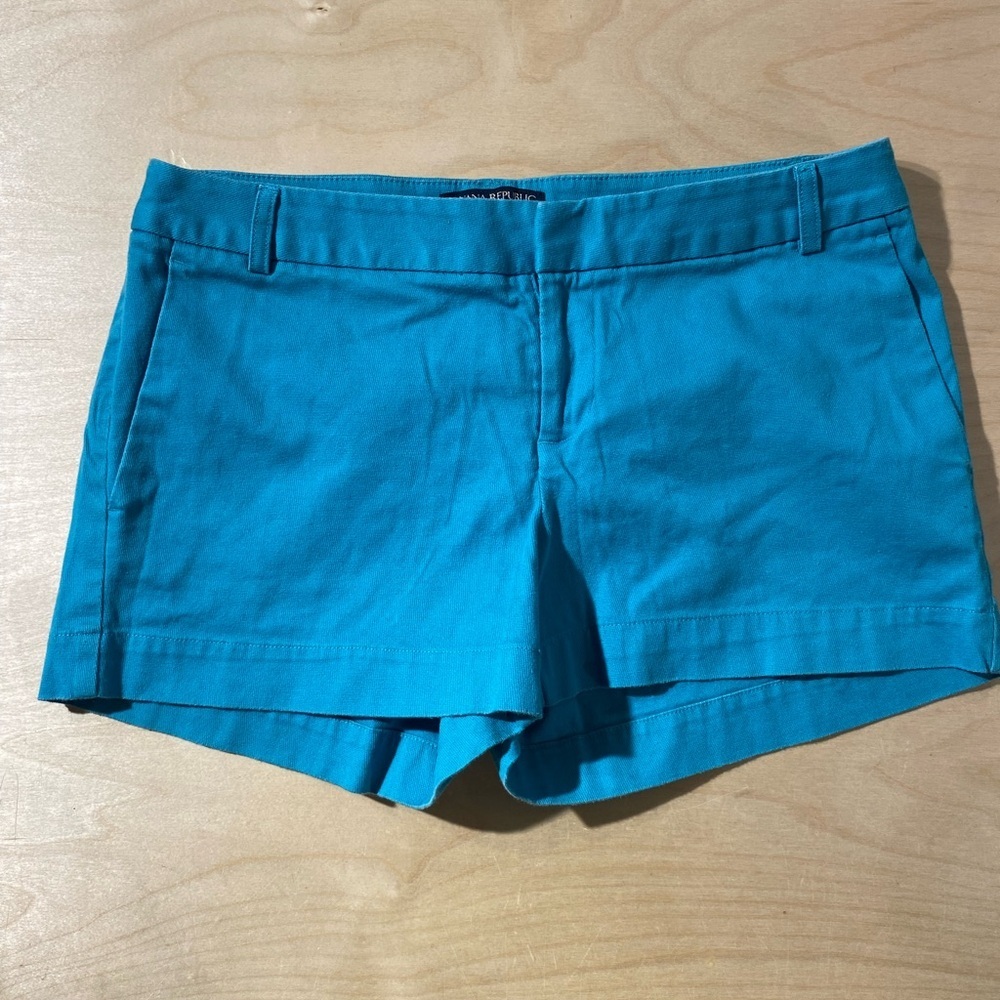 Banana Republic Women's Blue Shorts Ryan Fit 4 (NK)